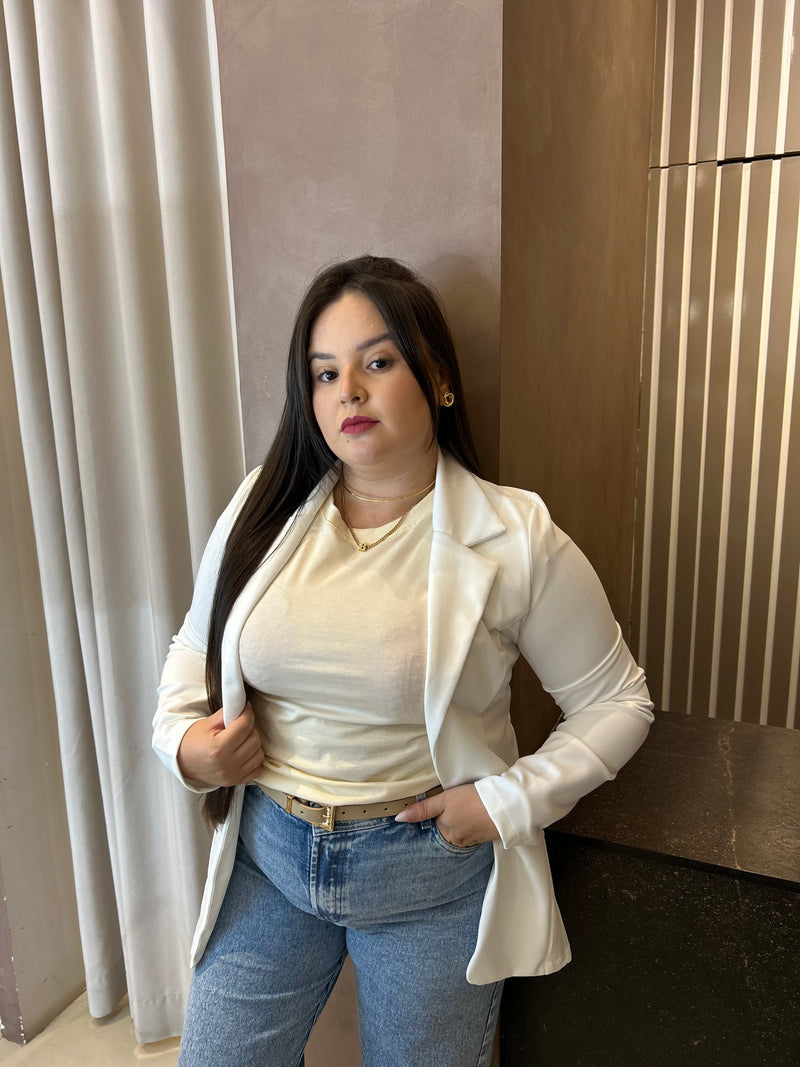 Blazer Ju Modas Off White
